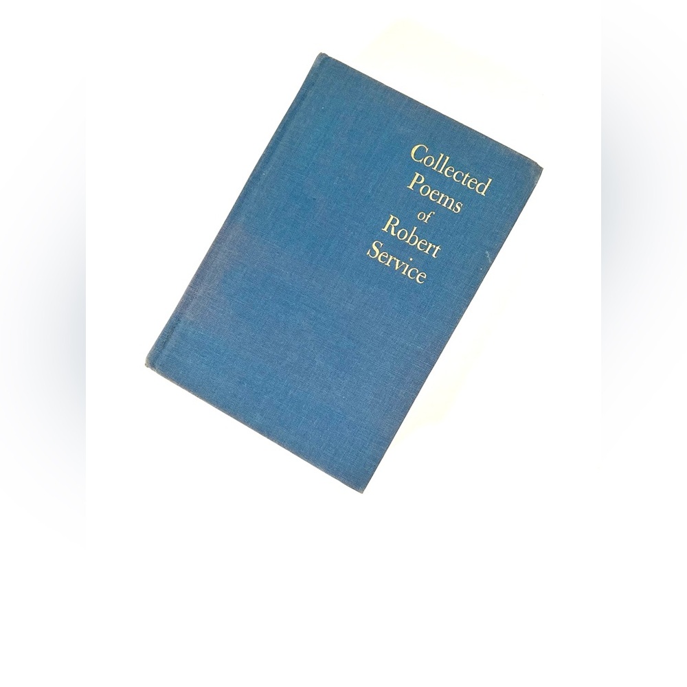 Blue Hardcover Book - Collected Poems of Robert Service